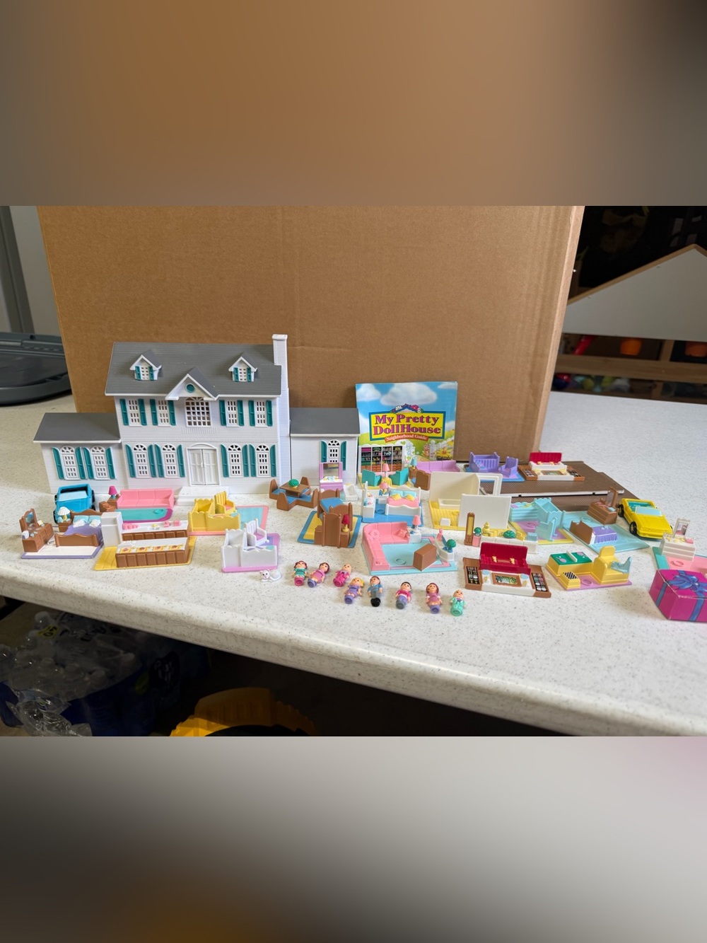 Vintage Galoob 94 My Pretty Dollhouse Happy Heart Mansion Polly Pocket Like
